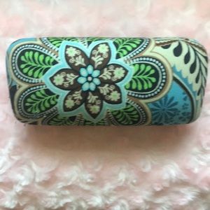 Vera Bradley sunglass holder.